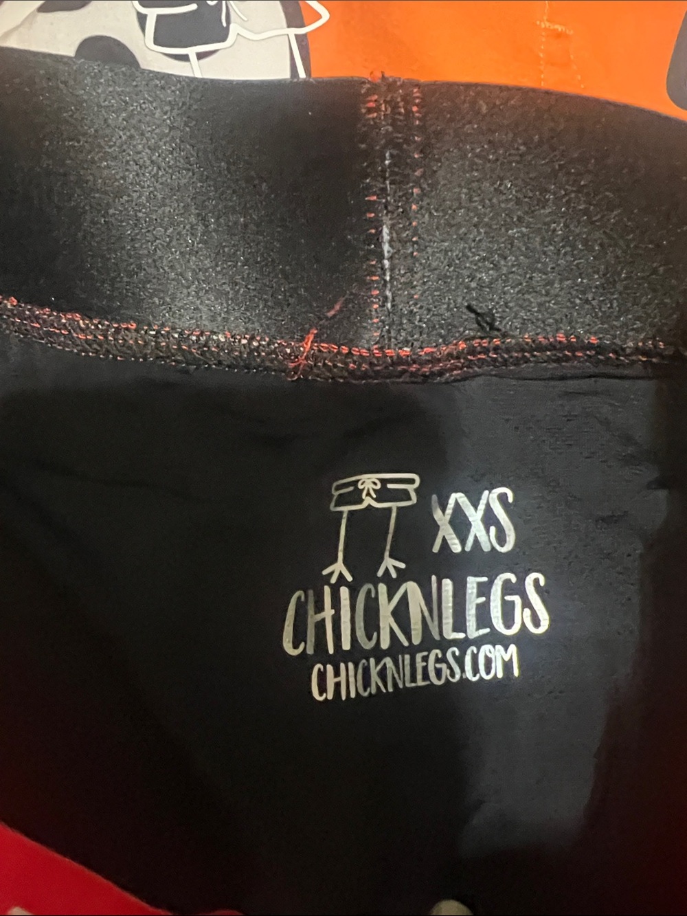 Chicknlegs Running Shorts - Flamingo, Strawberry & Ghost Prints - Picture 3 of 3